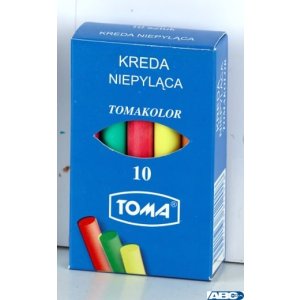 Kreda TOMA kolor.10szt OM-81201