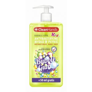 Mydło antybakteryjne CLEAN HANDS, guma balonowa, 300 ml