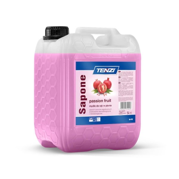 Delikatne mydło w płynie TENZI, zapach owocowy, Sapone Passion Fruit, 5l