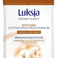 Kremowe mydło w płynie LUKSJA, bawełna, zapas 400ml