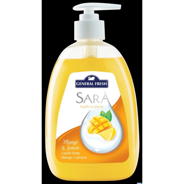 Mydło w płynie SARA 500ml MANGO i cytryna GENERAL FRESH