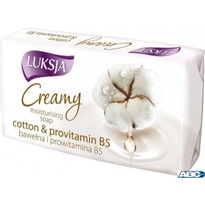 LUKSJA Mydło kostka 90g CREAMY COTTON&PROVITAMINY 48735