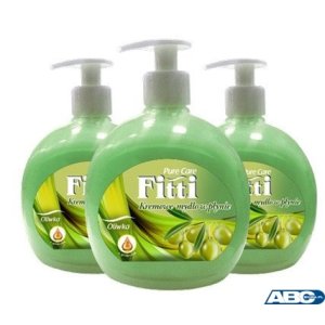 Mydło w płynie z dozownikiem FITTI 500 ml oliwka *93169
