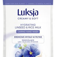 Kremowe mydło w płynie LUKSJA, len, zapas 400ml