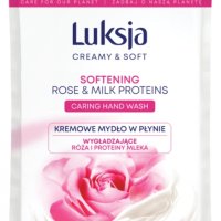 Kremowe mydło w płynie LUKSJA, róża, zapas 900ml