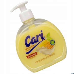 CARI  Mydło w płynie z dozownikiem 500ml  mleko i miód