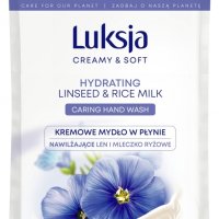 Kremowe mydło w płynie LUKSJA, len, zapas 900ml