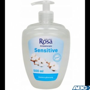ROSA Mydło w płynie antybakteryjne z dozownikiem 500ml Sensitive