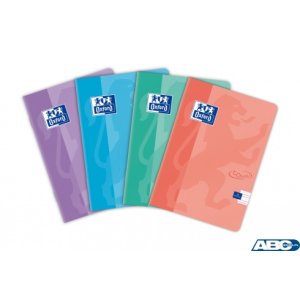 Zeszyt TOUCH PASTEL A5 16k 90g linia podwójna kolorowa 400150843 OXFORD