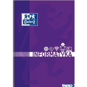 Brulion informatyka A5 80k 90g kratka z marginesem 400150854 OXFORD