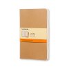 Zestaw 3 zeszytów MOLESKINE Cahier Journals L (13x21cm), w linie, 80 stron, piaskowy