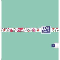 Zeszyt FLORAL A5 32k 90g kratka z marginesem mix 400150841 OXFORD