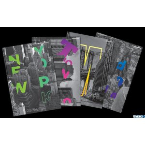 Brulion TOP CITY SZY A5 96K 70G kratka 400169503 Top 2000