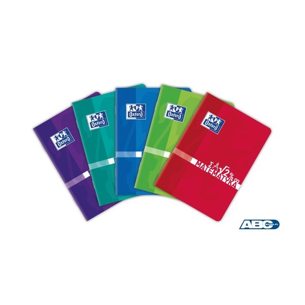 Zeszyt matematyka A4 60k 90g kratka z marginesem 400150840 OXFORD