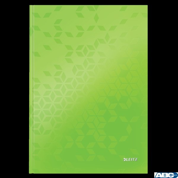 Brulion w kratkę A4 Leitz WOW, zielony 46261054