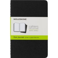 Zestaw 3 Zeszytów MOLESKINE Cahier Journals P (9x14cm) gładki, 64 strony, czarny
