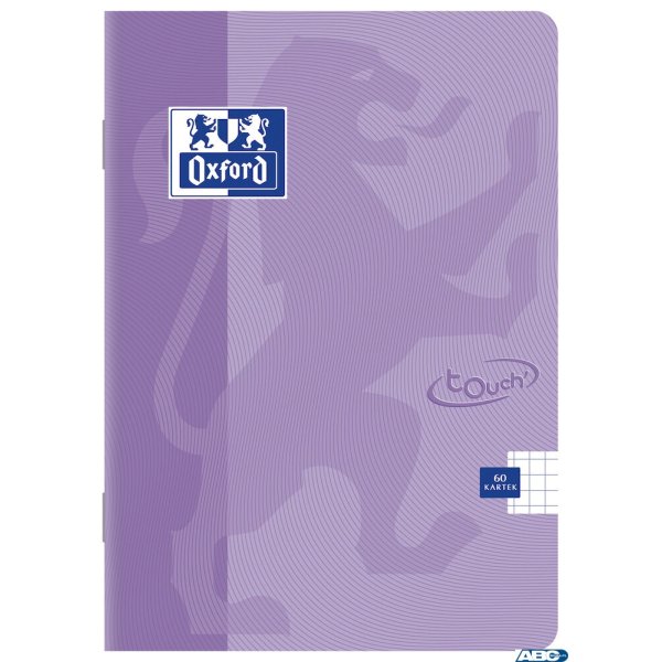 Brulion A5 96 kartek, TOUCH PASTEL kratka z marginesem OXFORD 400123215 (X)