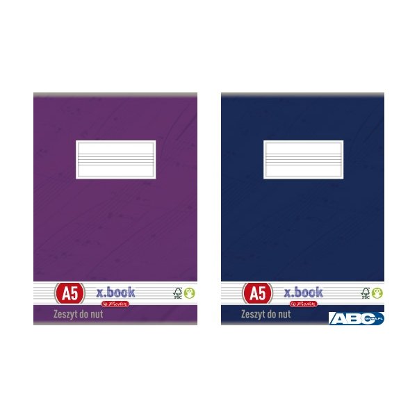 Zeszyt do nut A5, 8 kartek, pięciolinia 3321403 Herlitz