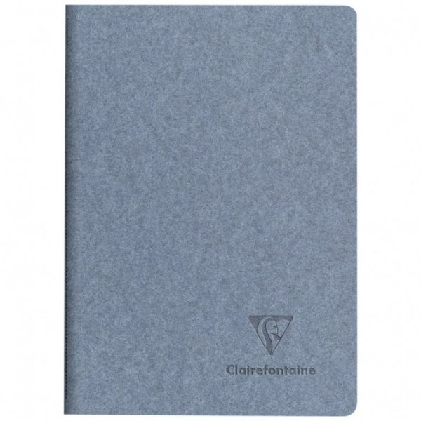 Zeszyt CLAIREFONTAINE Jeans&Cocoa, A6, 48 kartek, w linię, szyty grzbiet, niebieski