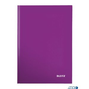 Zeszyt LEITZ WOW A4 80mm okładka twarda fioletowy 46261162