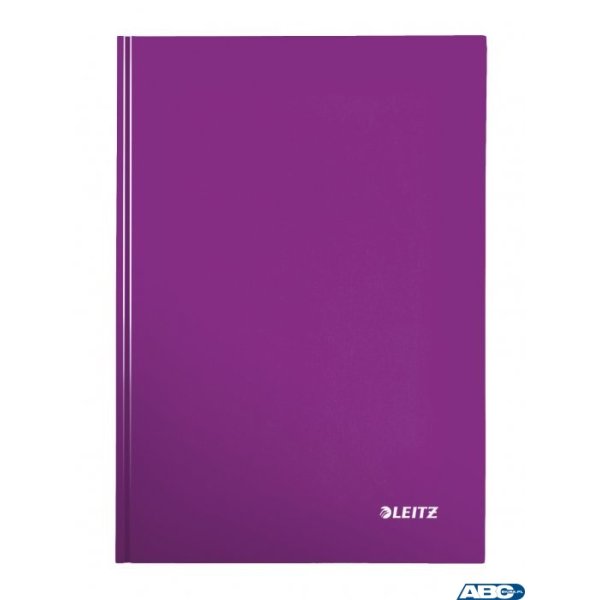 Zeszyt LEITZ WOW A4 80mm okładka twarda fioletowy 46261162