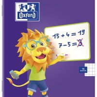 Zeszyt A5 16k, kratka, OXFORD, LION 400106952