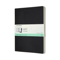 Zestaw 3 Zeszytów MOLESKINE Cahier XL (19x25cm) w pięciolinie, music, 80 stron, czarny