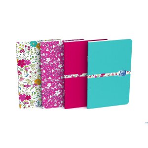 Zeszyt 90x140 30k, linia, OXFORD, FLORAL 400111055
