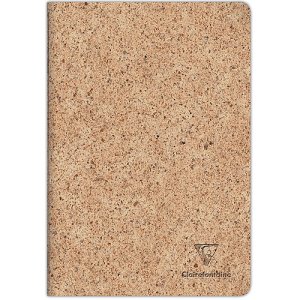 Zeszyt CLAIREFONTAINE Jeans&Cocoa, A4, 48 kartek, w linię, szyty grzbiet, brązowy
