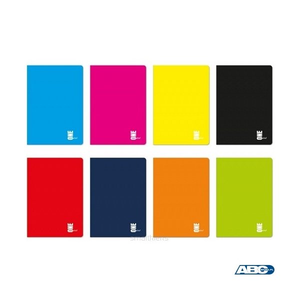 Zeszyt A5 80 kratka UV KOL.ONE COLOR 7034 INTERDRUK