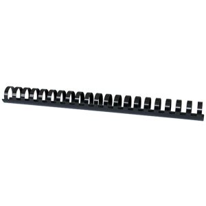 Grzbiety do bindowania OFFICE PRODUCTS, A4, 25mm (240 kartek), 50 szt., czarne