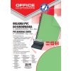 Okładki do bindowania OFFICE PRODUCTS, PVC, A4, 200mikr., 100szt., zielone transparentne
