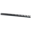 Grzbiety do bindowania OFFICE PRODUCTS, A4, 16mm (145 kartek), 100 szt., czarne