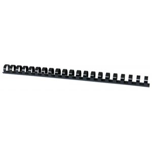 Grzbiety do bindowania OFFICE PRODUCTS, A4, 16mm (145 kartek), 100 szt., czarne