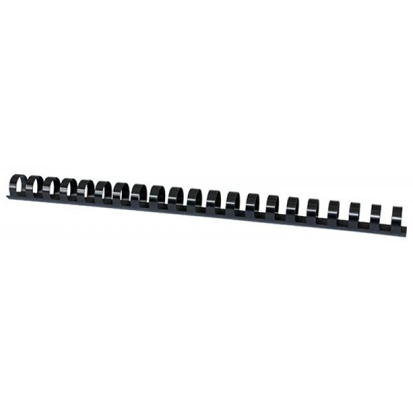 Grzbiety do bindowania OFFICE PRODUCTS, A4, 16mm (145 kartek), 100 szt., czarne