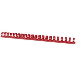 Grzbiety do bindowania OFFICE PRODUCTS, A4, 22mm (210 kartek), 50 szt., czerwony