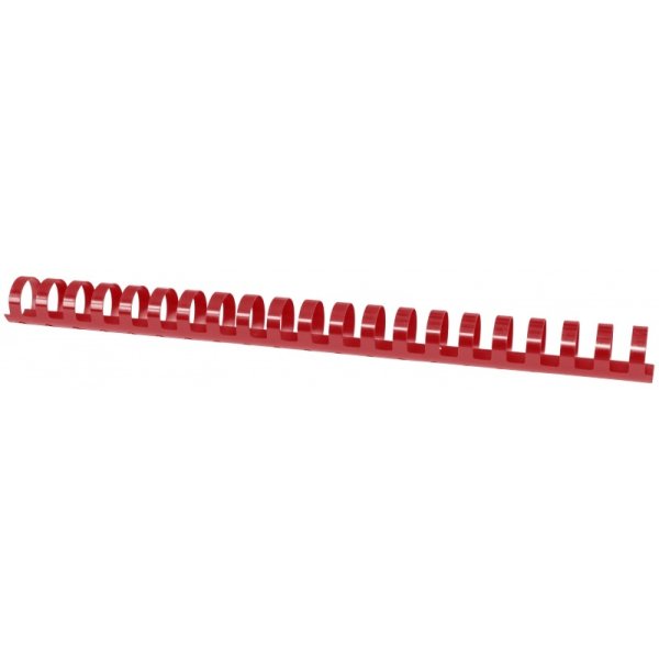 Grzbiety do bindowania OFFICE PRODUCTS, A4, 22mm (210 kartek), 50 szt., czerwony