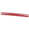 Grzbiety do bindowania OFFICE PRODUCTS, A4, 28,5mm (270 kartek), 50 szt., czerwone