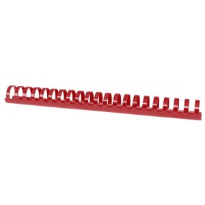 Grzbiety do bindowania OFFICE PRODUCTS, A4, 28,5mm (270 kartek), 50 szt., czerwone