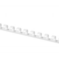 Grzbiety do bindowania OFFICE PRODUCTS, A4, 12mm (95 kartek), 100 szt., białe