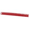 Grzbiety do bindowania OFFICE PRODUCTS, A4, 38mm (350 kartek), 50 szt., czerwone