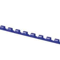 Grzbiety do bindowania OFFICE PRODUCTS, A4, 6mm (25 kartek), 100 szt., niebieskie