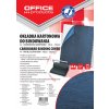 Okładki do bindowania OFFICE PRODUCTS, karton, A4, 250gsm, skóropodobne, 100szt., ciemnoniebieskie