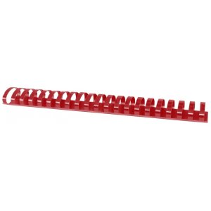 Grzbiety do bindowania OFFICE PRODUCTS, A4, 45mm (440 kartek), 50 szt., czerwone