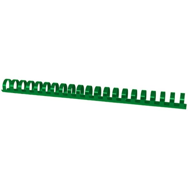 Grzbiety do bindowania OFFICE PRODUCTS, A4, 22mm (210 kartek), 50 szt., zielone