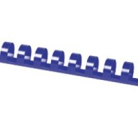 Grzbiety do bindowania OFFICE PRODUCTS, A4, 14mm (125 kartek), 100 szt., niebieskie