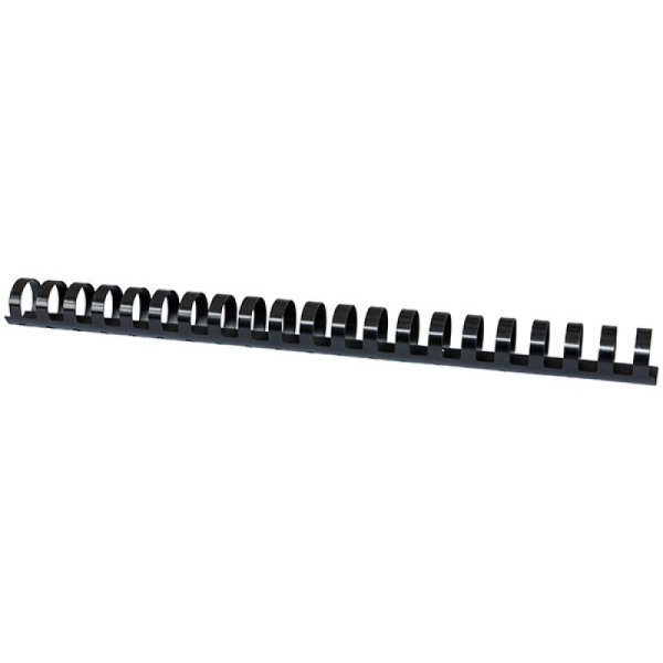 Grzbiety do bindowania OFFICE PRODUCTS, A4, 22mm (210 kartek), 50 szt., czarne