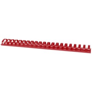 Grzbiety do bindowania OFFICE PRODUCTS, A4, 32mm (300 kartek), 50 szt., czerwone