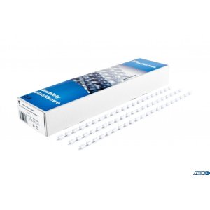 Grzbiet do bindowania DOTTS 19mm (100szt) biały