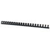 Grzbiety do bindowania OFFICE PRODUCTS, A4, 19mm (165 kartek), 100 szt., czarne